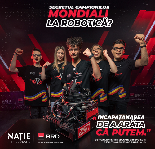 BRD – Groupe Société Générale marchează 10 ani de susținere a FIRST Tech Challenge România
