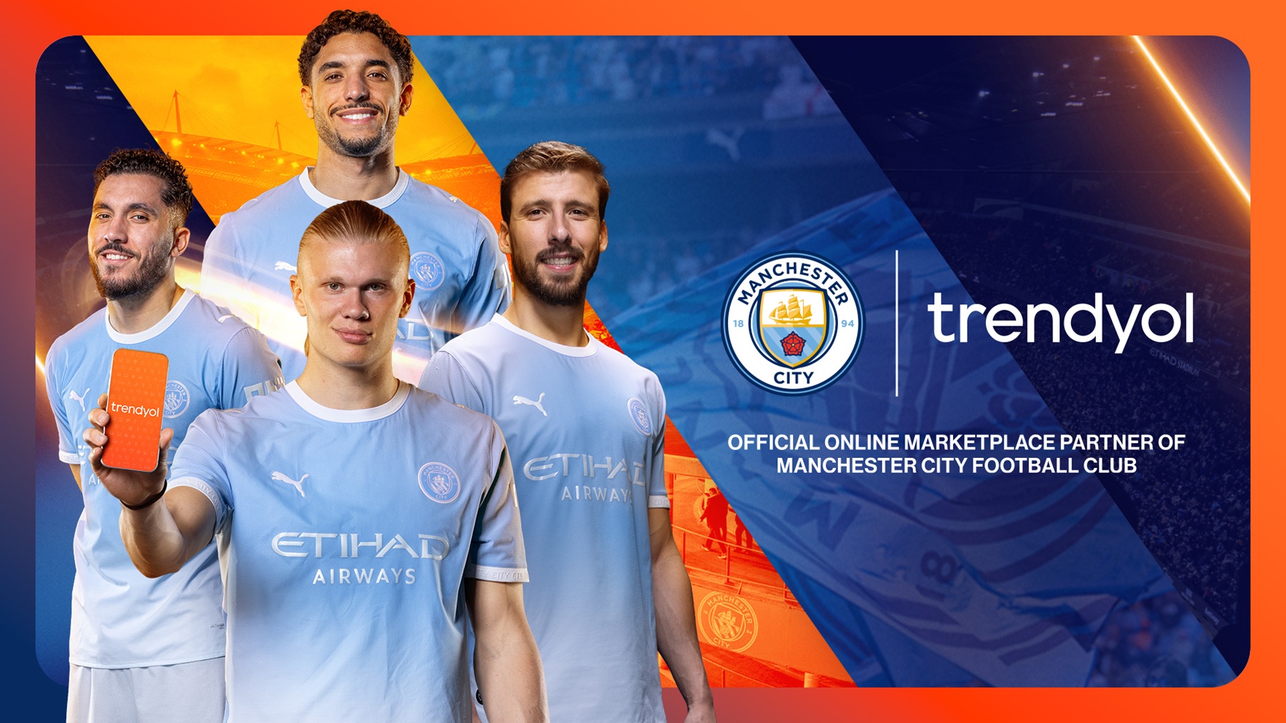 Manchester City a anunțat că Trendyol va deveni „Official Online Marketplace Partner” al clubului