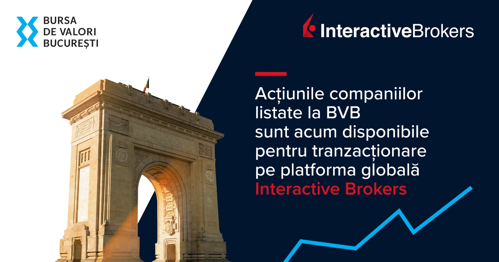 Acțiunile companiilor listate la Bursa de Valori București sunt acum disponibile pentru tranzacționare pe platforma globală Interactive Brokers Acțiunile companiilor listate la Bursa de Valori București sunt acum disponibile pentru tranzacționare pe platforma globală Interactive Brokers