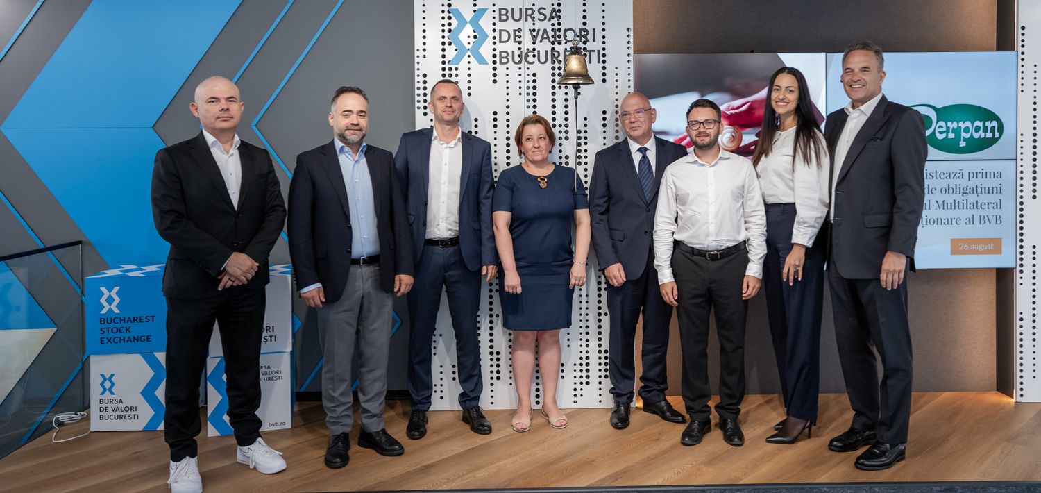Derpan listează prima emisiune de obligațiuni în valoare de 2 milioane de euro pe Sistemul Multilateral de Tranzacționare al Bursei de Valori București
