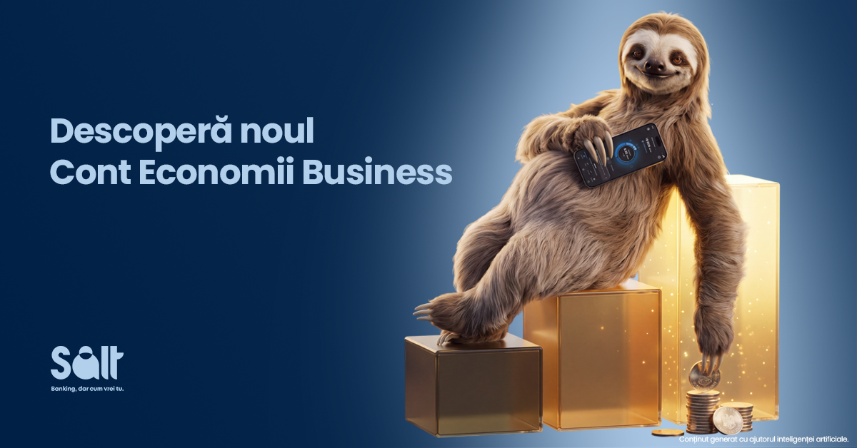 Salt Business: de la cont, plăți și facturi, la dobândă de la primul leu economisit și POS direct pe telefon