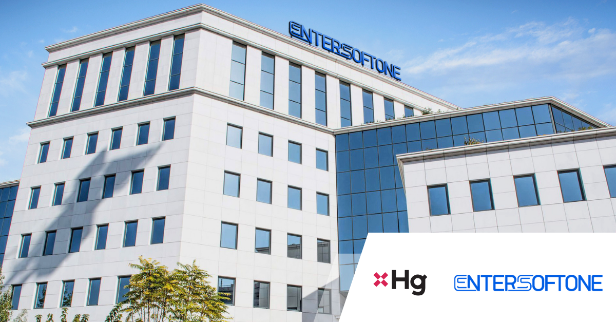 ENTERSOFTONE primește o investiție majoritară din partea Hg, într-o tranzacție evaluată la aproximativ 1 miliard de euro