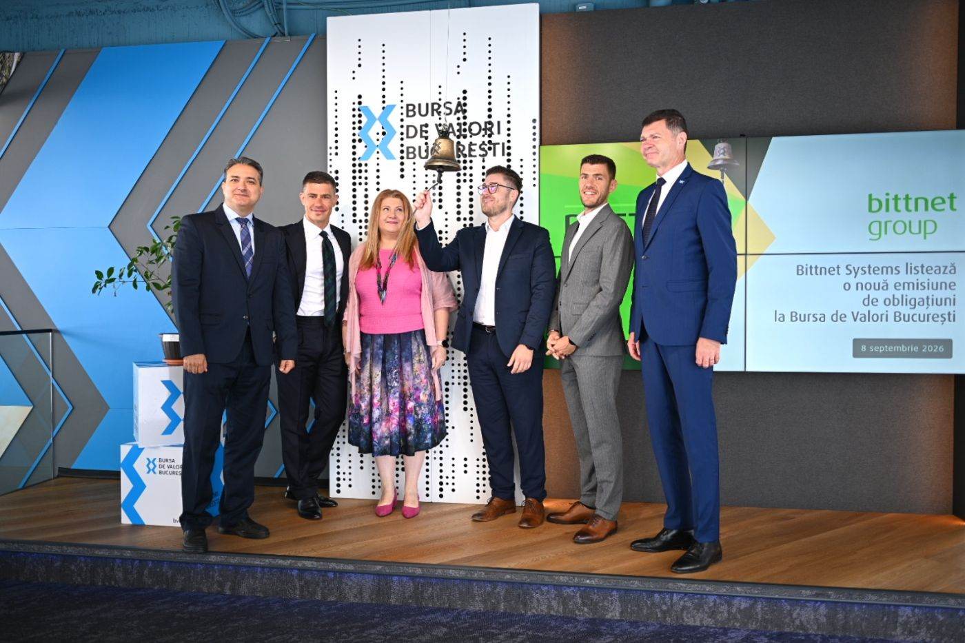 Bittnet Systems listează o nouă emisiune de obligațiuni la Bursa de Valori București, în valoare de 7,7 milioane de euro Bittnet Systems listează o nouă emisiune de obligațiuni la Bursa de Valori București, în valoare de 7,7 milioane de euro