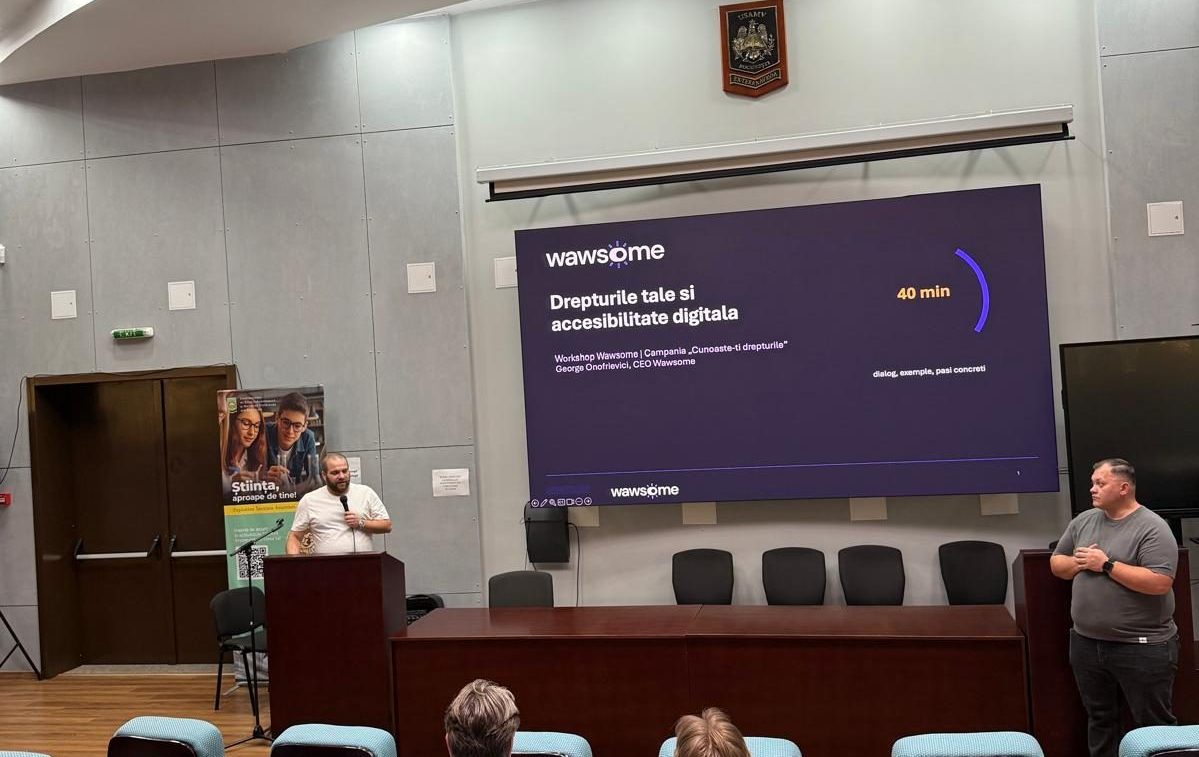 Wawsome la B-Inclusive: accesibilitatea digitală, o condiție pentru o societate cu adevărat incluzivă Wawsome la B-Inclusive: accesibilitatea digitală, o condiție pentru o societate cu adevărat incluzivă