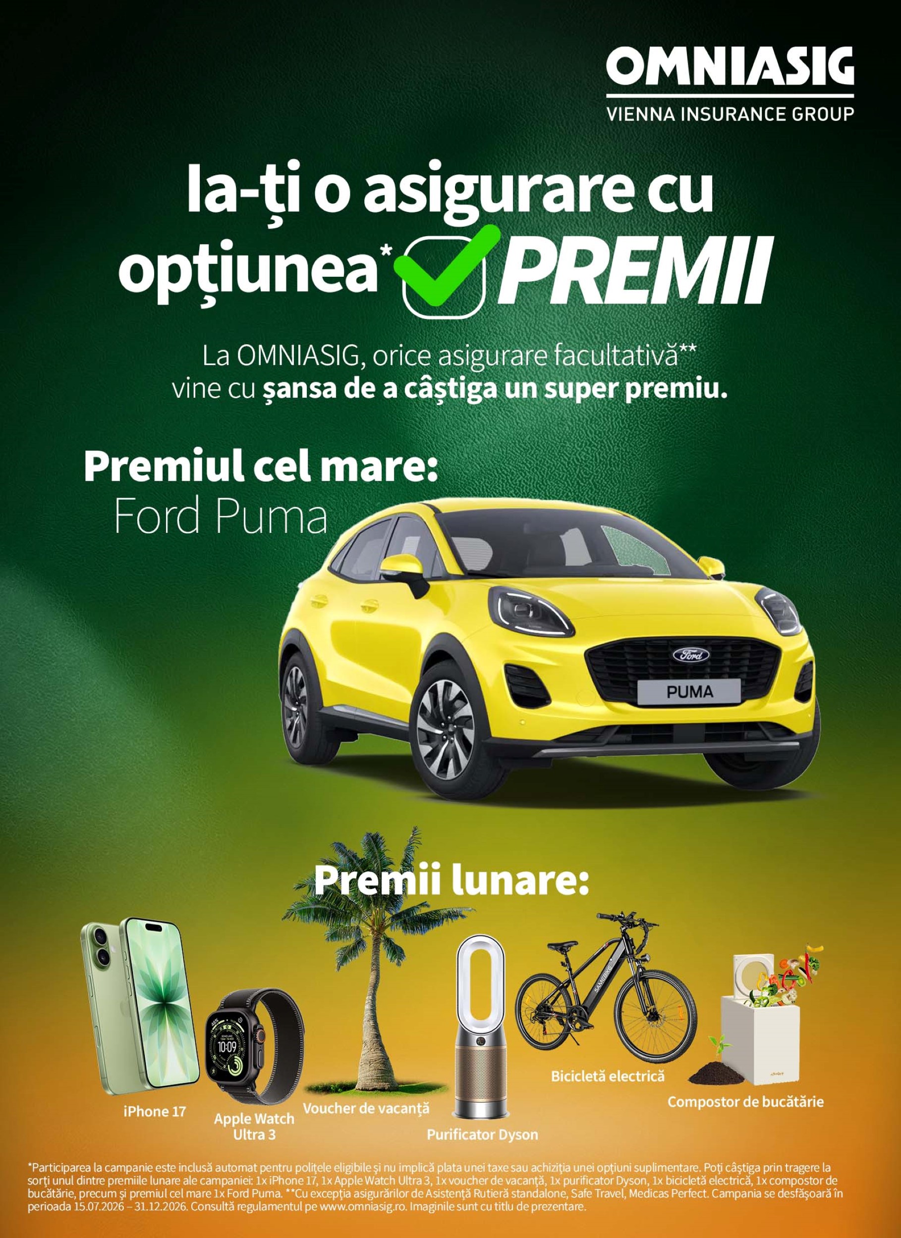 O poliță CASCO a adus al doilea premiu din campania OMNIASIG „Asigură-te că ești câștigător” – o bicicletă electrică pentru un client din București O poliță CASCO a adus al doilea premiu din campania OMNIASIG „Asigură-te că ești câștigător” – o bicicletă electrică pentru un client din București