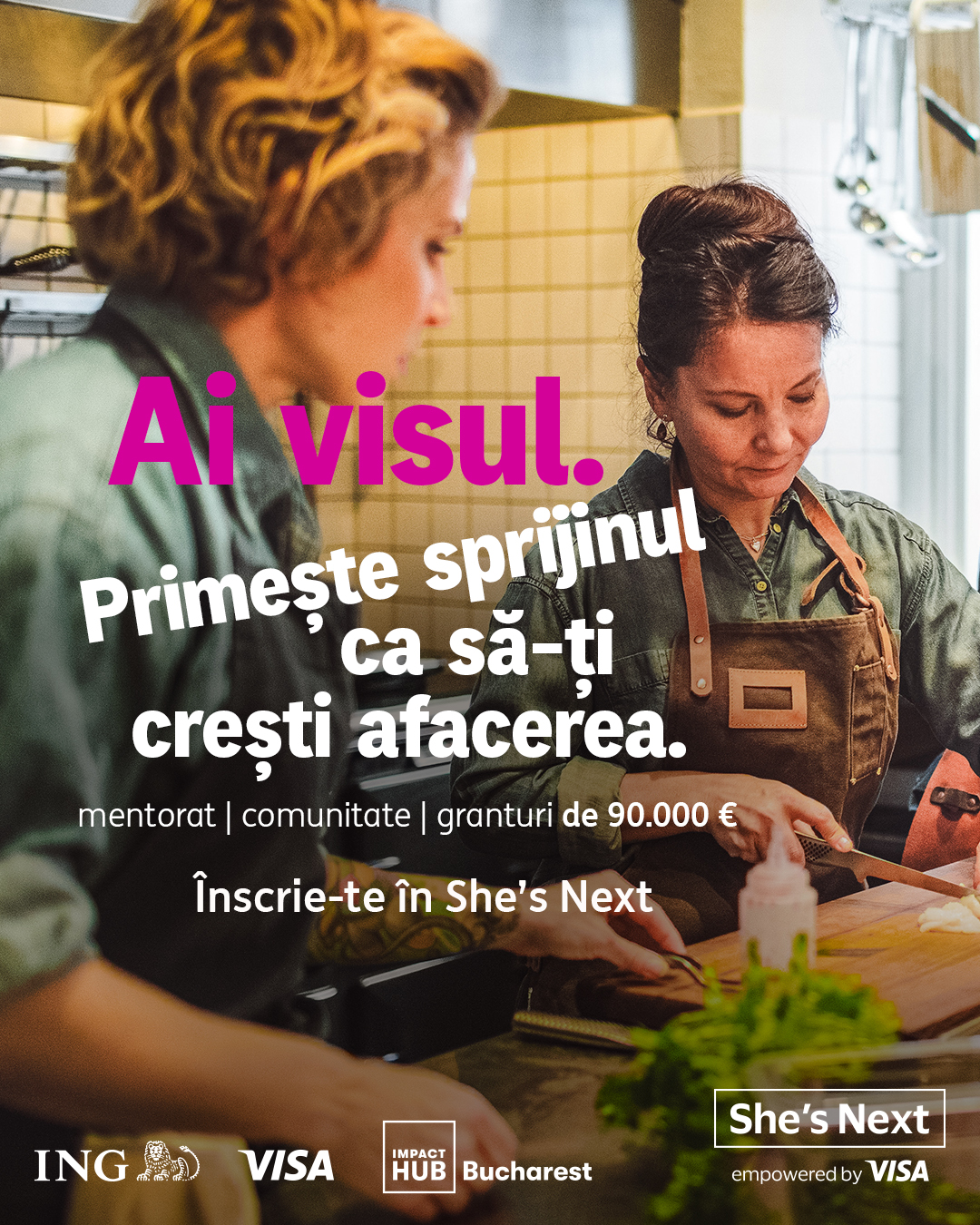 Programul She’s Next se extinde: 90.000 de euro în granturi, șase câștigătoare și mentorat pentru 15 finaliste Programul She’s Next se extinde: 90.000 de euro în granturi, șase câștigătoare și mentorat pentru 15 finaliste