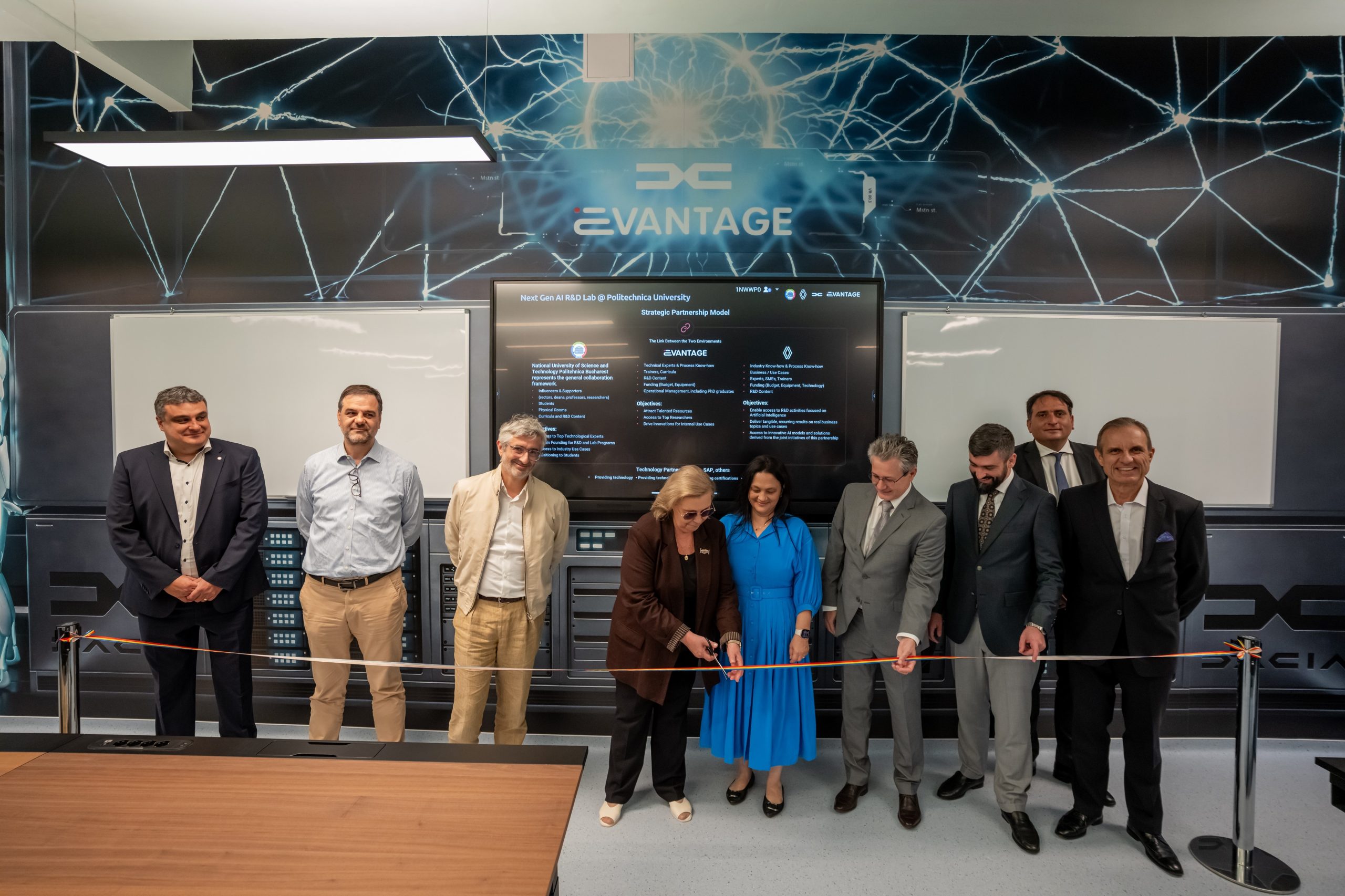 POLITEHNICA București, EVANTAGE Soft și Renault Group dezvoltă un parteneriat strategic pentru cercetare și inovare în inteligența artificială pentru industria auto și lansează laboratorul ASPIRE