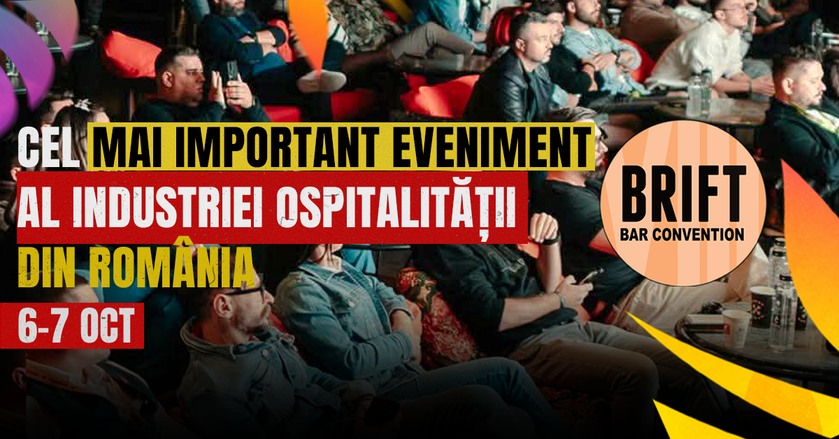 Inteligența artificială, profitabilitatea în HoReCa sau rolul femeilor în ospitalitate, printre temele abordate la BRIFT 2026: peste 4.000 de participanți sunt așteptați pe 6 și 7 octombrie, la Halo Events Center Inteligența artificială, profitabilitatea în HoReCa sau rolul femeilor în ospitalitate, printre temele abordate la BRIFT 2026: peste 4.000 de participanți sunt așteptați pe 6 și 7 octombrie, la Halo Events Center