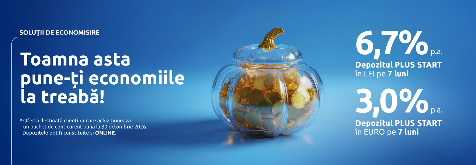 Exim Banca Românească majorează dobânzile la Depozitul PLUS în lei și euro Exim Banca Românească majorează dobânzile la Depozitul PLUS în lei și euro