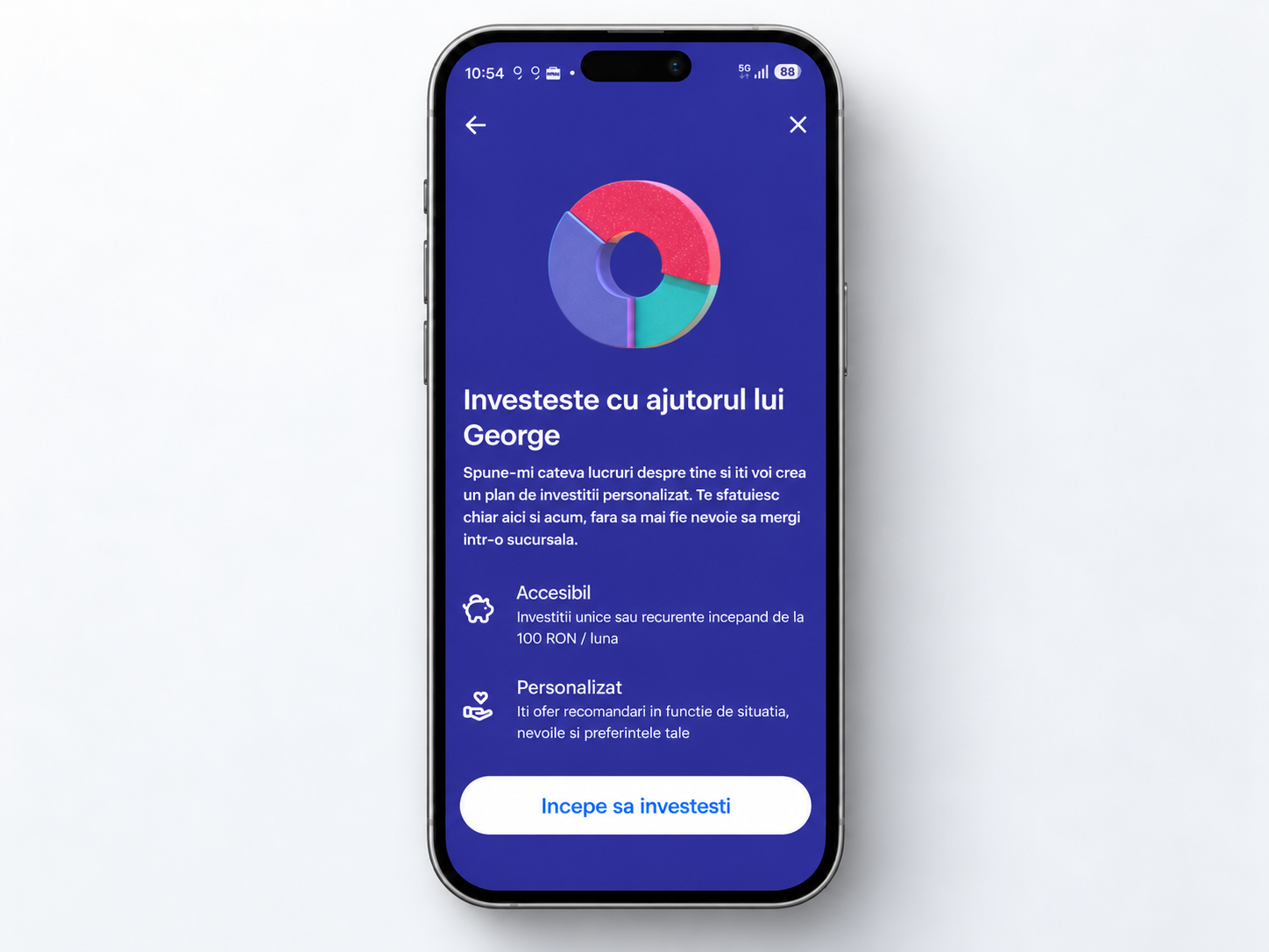 BCR devine prima bancă din România care oferă consultanță de investiții la scară largă, digital, direct în George BCR devine prima bancă din România care oferă consultanță de investiții la scară largă, digital, direct în George