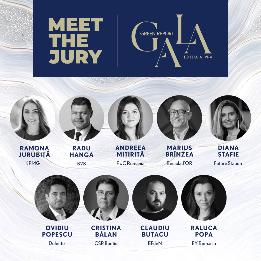 Radu Hanga, Cristina Bălan și Claudiu Butacu se alătură juriului Galei Green Report Radu Hanga, Cristina Bălan și Claudiu Butacu se alătură juriului Galei Green Report