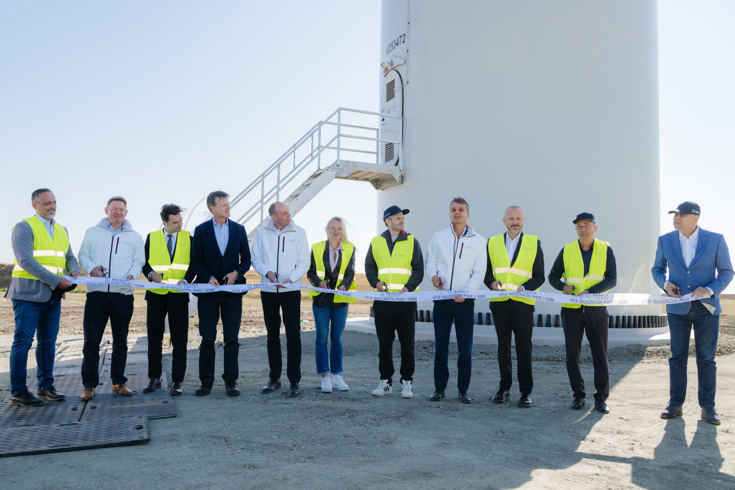 Rezolv Energy pune în funcțiune cel mai mare proiect eolian nou din România din ultimul deceniu