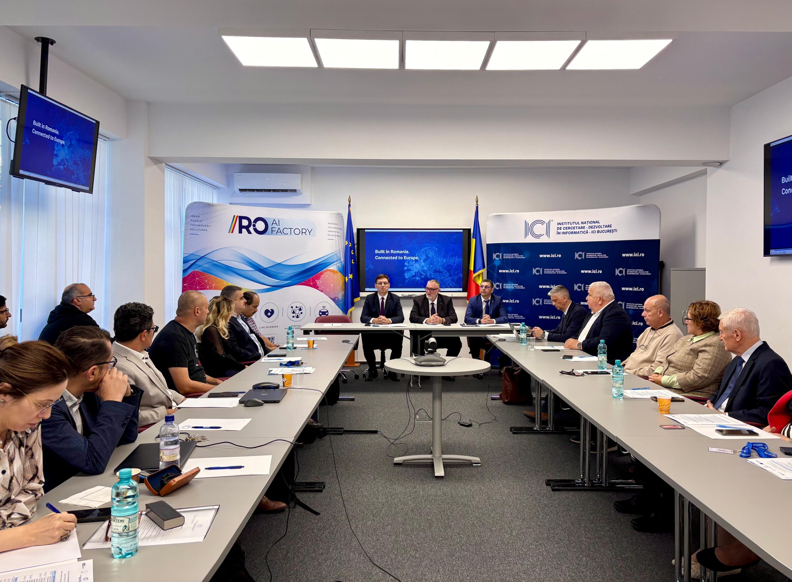 ICI București a găzduit reuniunea de lansare a proiectului RO AI Factory ICI București a găzduit reuniunea de lansare a proiectului RO AI Factory